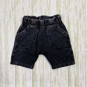 Joah Love Black Washed Harem Shorts